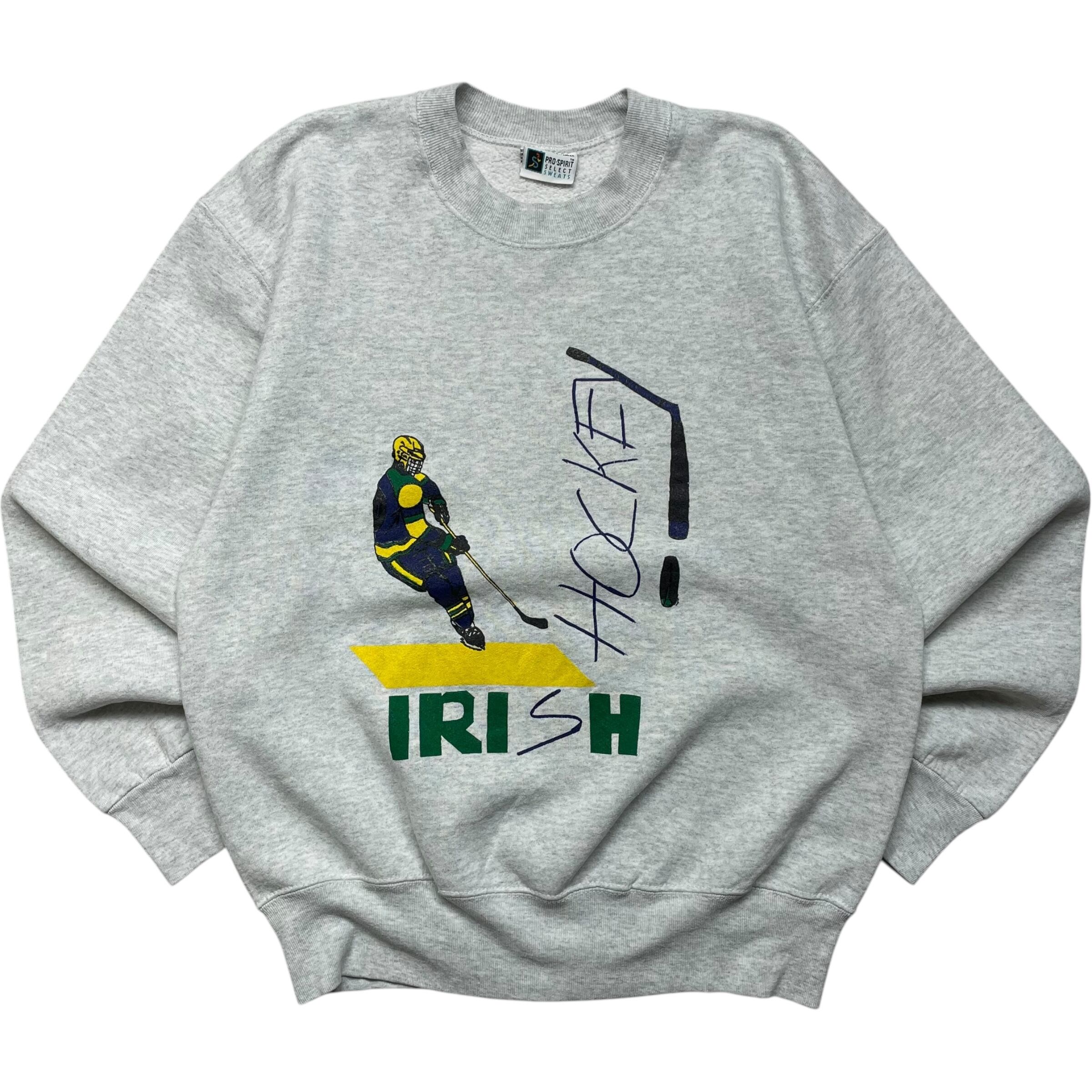 《M》 PRO SPIRIT プロスピリット スウェット アイスホッケー グレー USA製 90年代 vintage no.6411