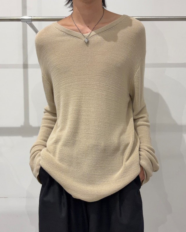 【y's for men】drape long sleeve top