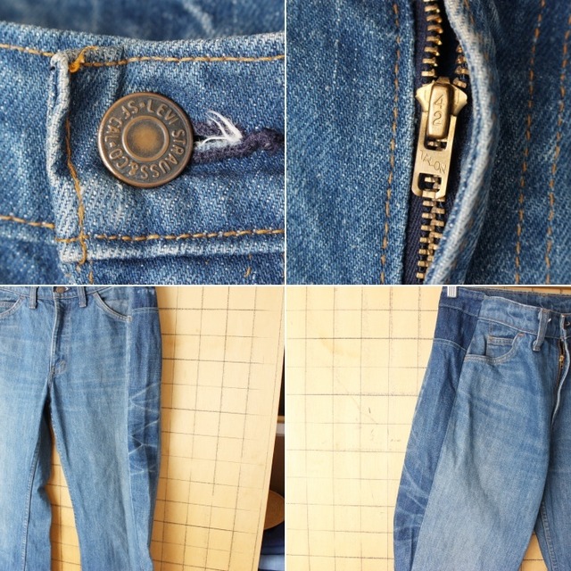 70s USA製 Levis リーバイス リメイク フレア デニムパンツ ブーツ