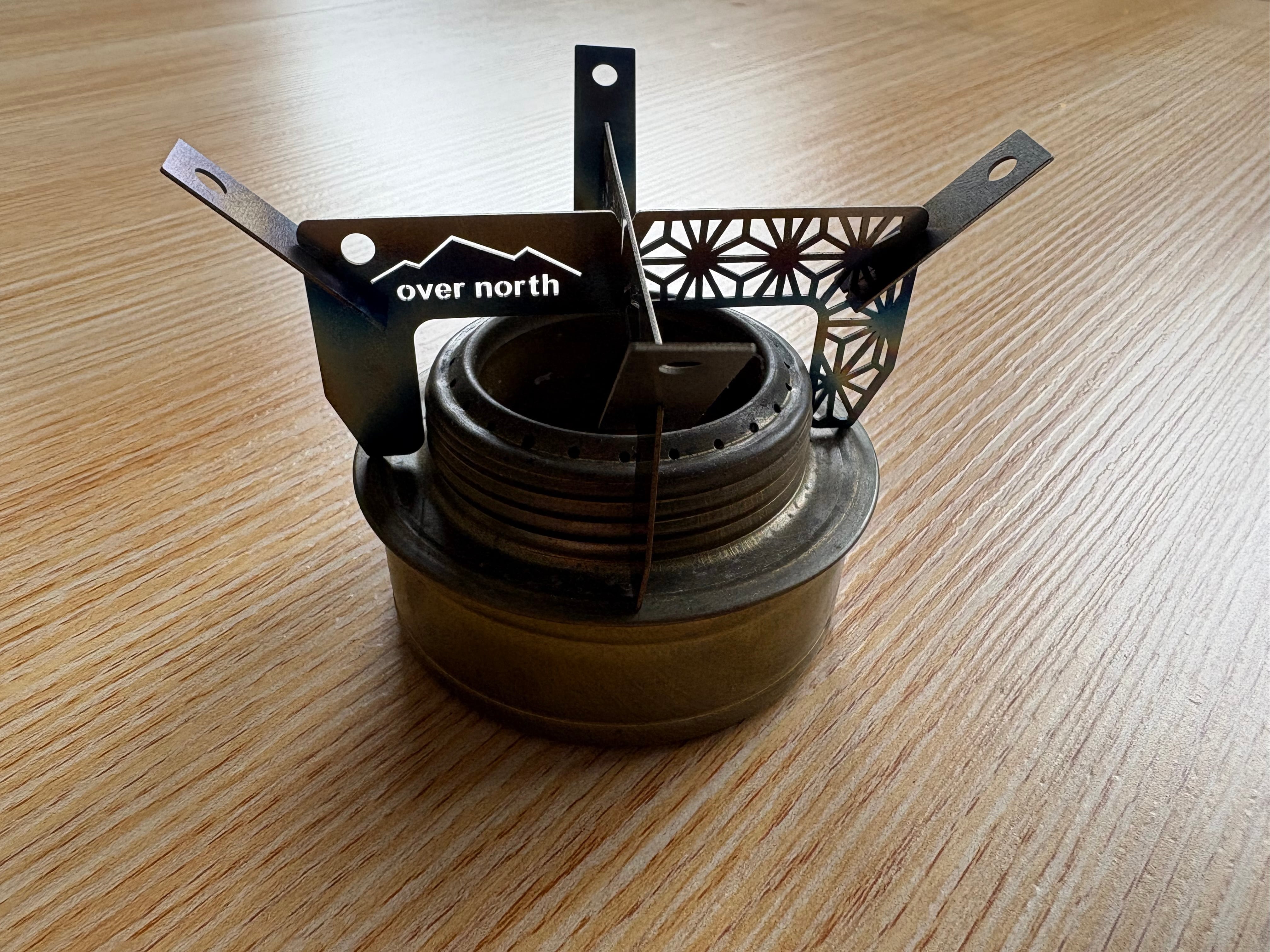 GOTOKU-CG02（クッカーガイド付きアルコールストーブ用五徳）純チタン