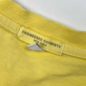 USA製 ENGINEERED GARMENTS エンジニアドガーメンツ バック デザイン 半袖 Tシャツ L/イエロー メンズ ネペンテス