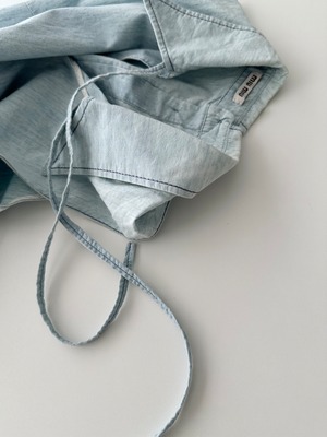 MIU MIU　SLEEVELESS CHAMBREY TOP