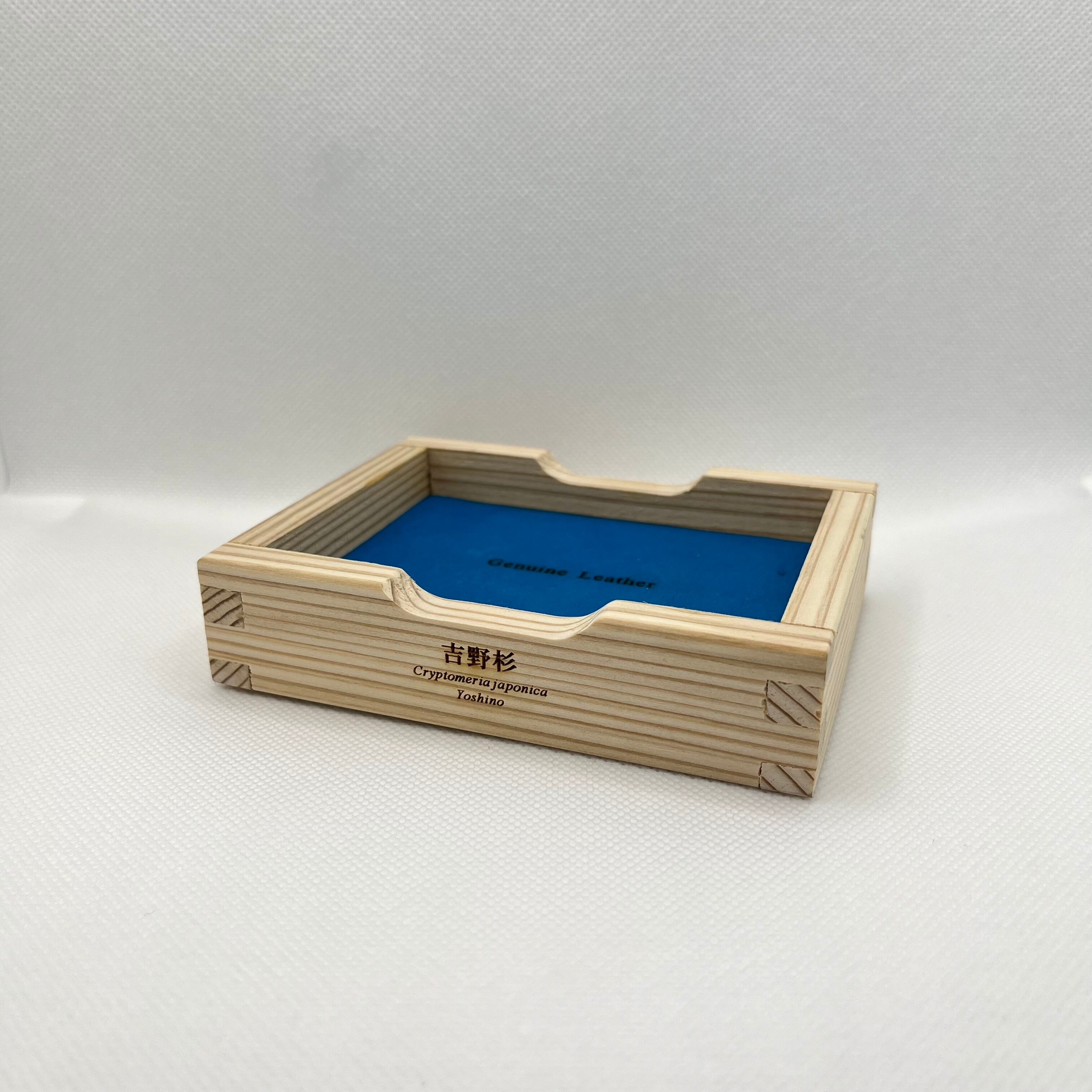 杉トレイ ～レザーを敷いて～ | 木工品 樹匠 - woodwork company
