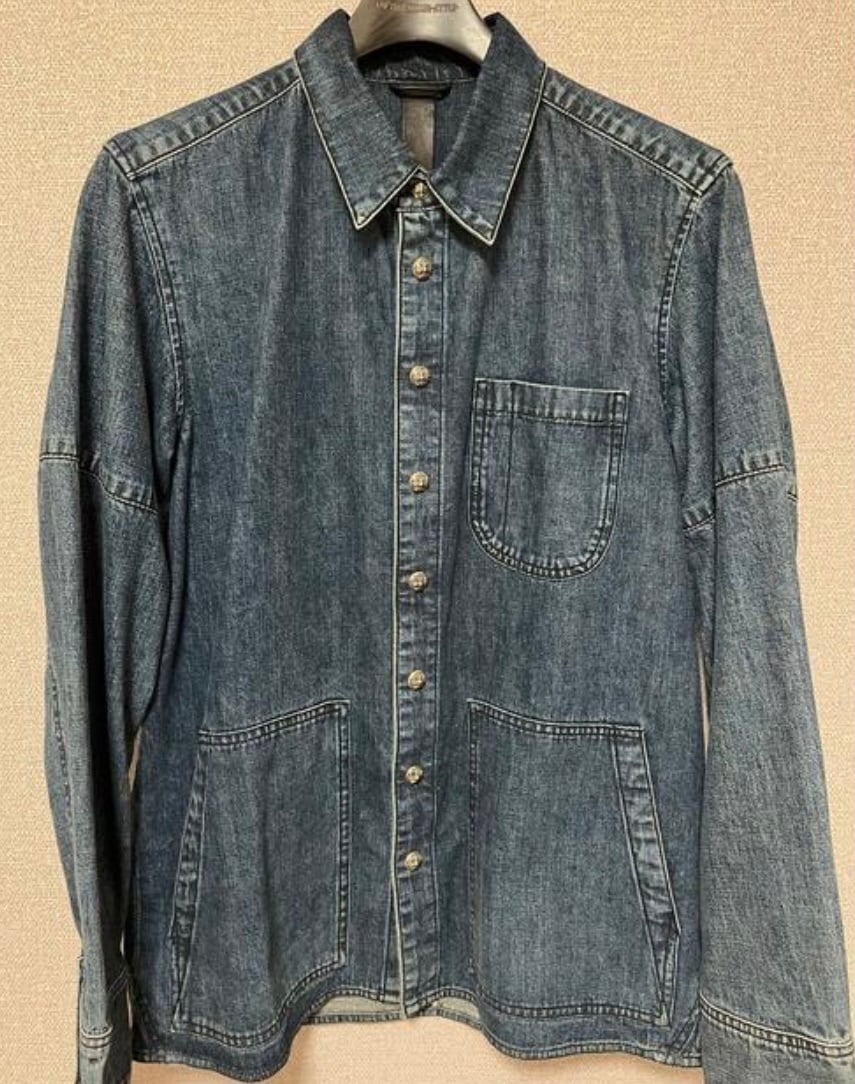 CHROME HEARTS クロムハーツ ラストバイト デニムシャツ