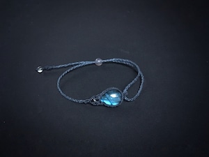 ラブラドライト macrame bracelet