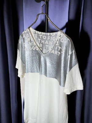 Maison Margiela AIDS-Tee Silver Foil Edition