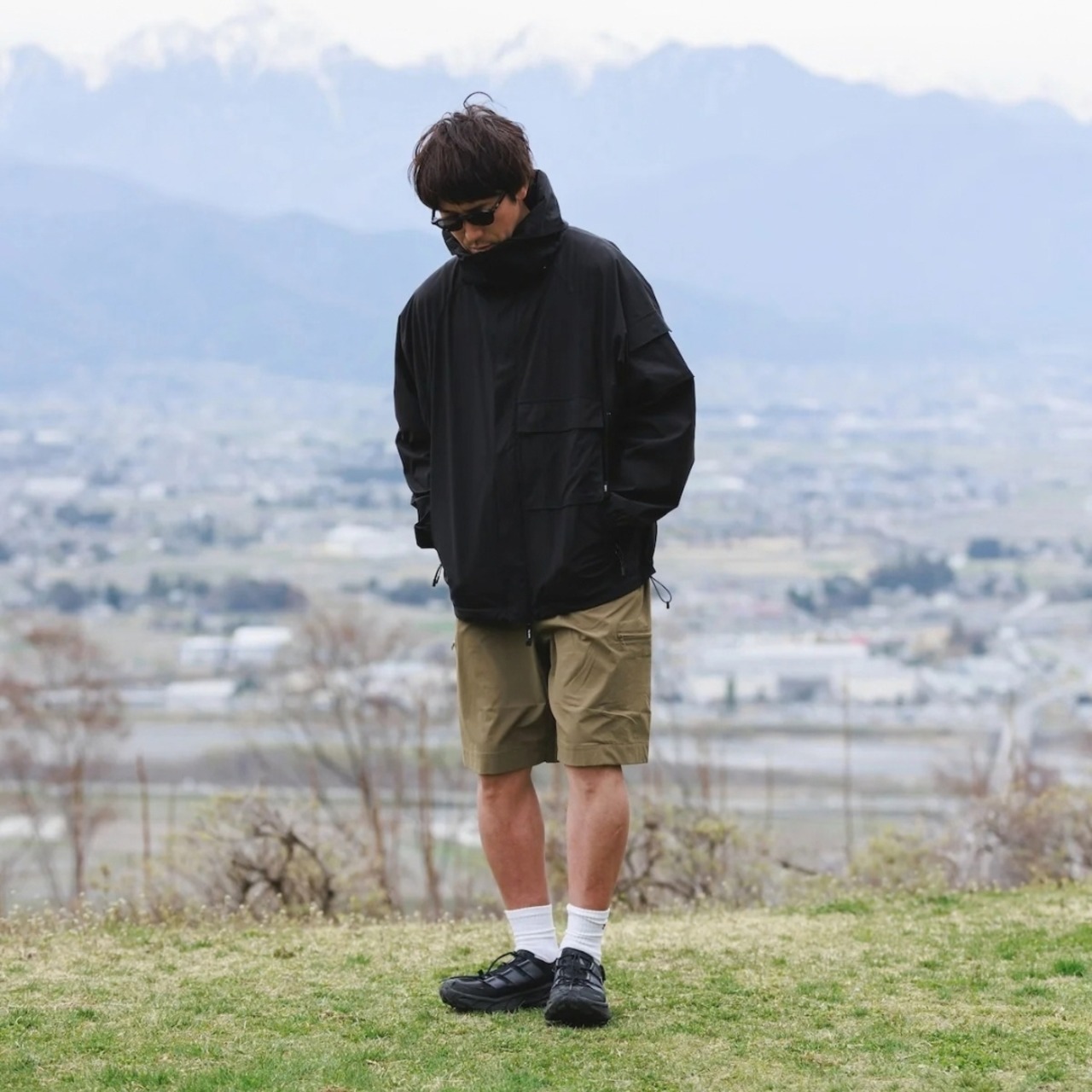 TIL DSN x LOG TACTICAL JKT BLACK Lsize