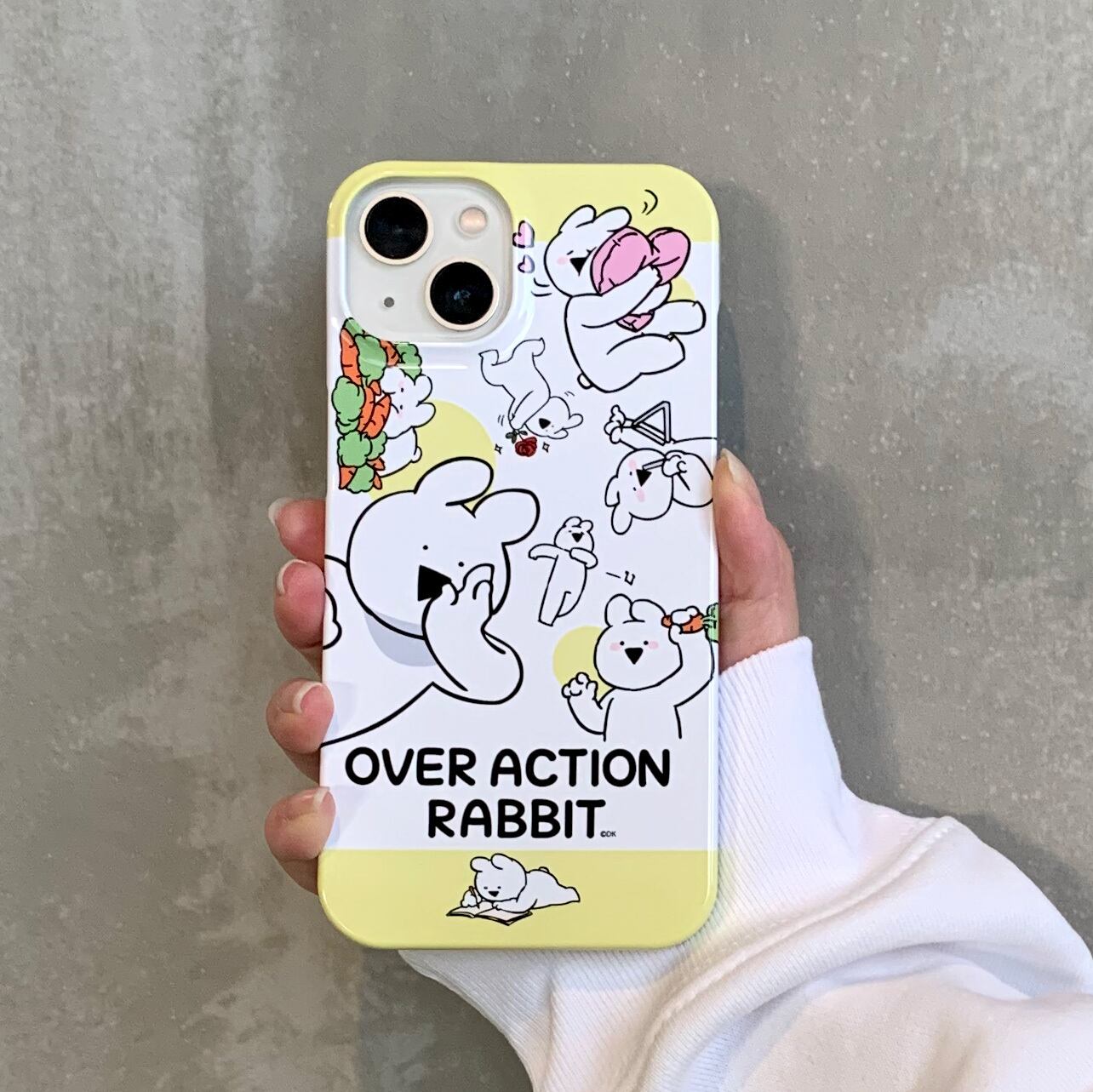 すこぶる動くウサギ iPhoneケース(ウサギだらけ) | すこぶる動くウサギ