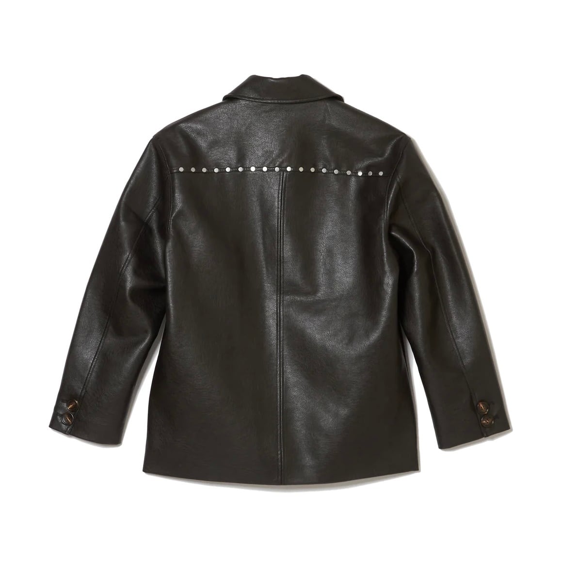 AFB AFB/ STUDDED CAR COAT Men S Studded Bomber Jacket in Black for