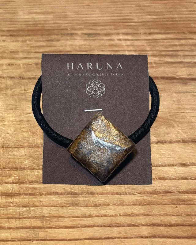 Ceramic Tile hair tie - Mino-Yaki / 陶器アクセサリー ヘアゴム