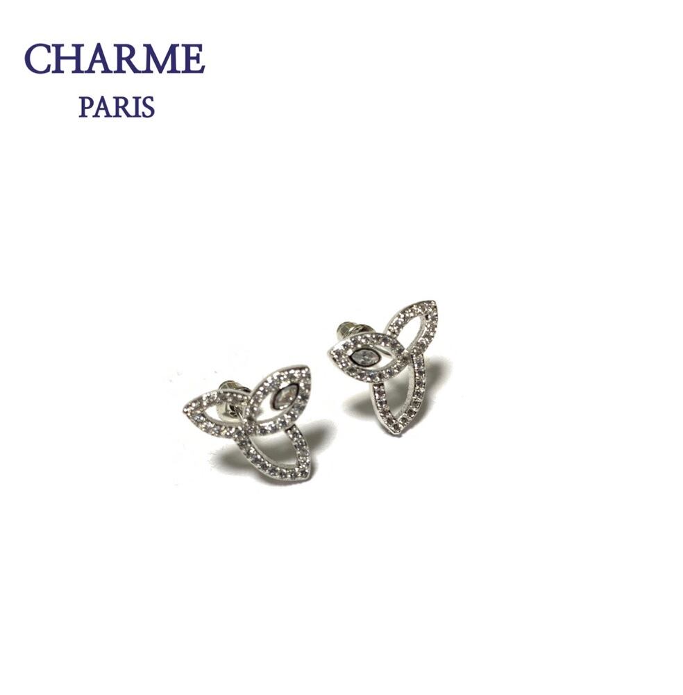 cz diamond lily pierce