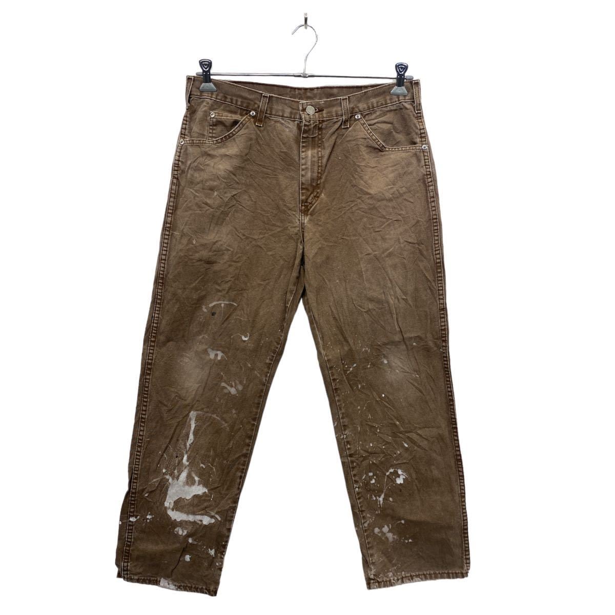 Dickies ワークパンツ W34 ディッキーズ ダック コットン メキシコ製