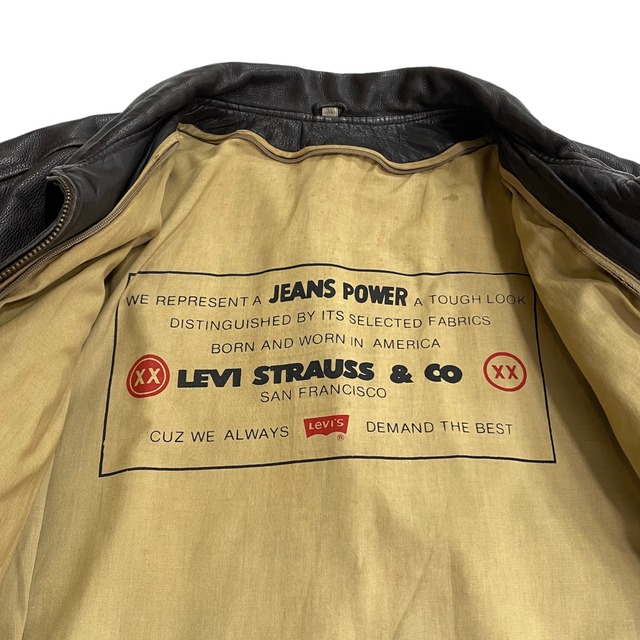 スペレザ" Levi's / Leather Jacket TAPA TAPP