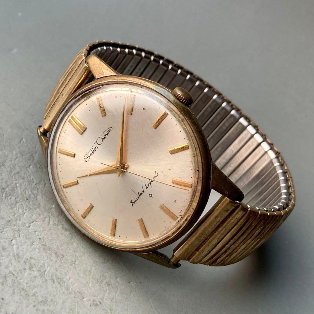 動作良好】セイコー クラウン アンティーク 腕時計 1960年 手巻き