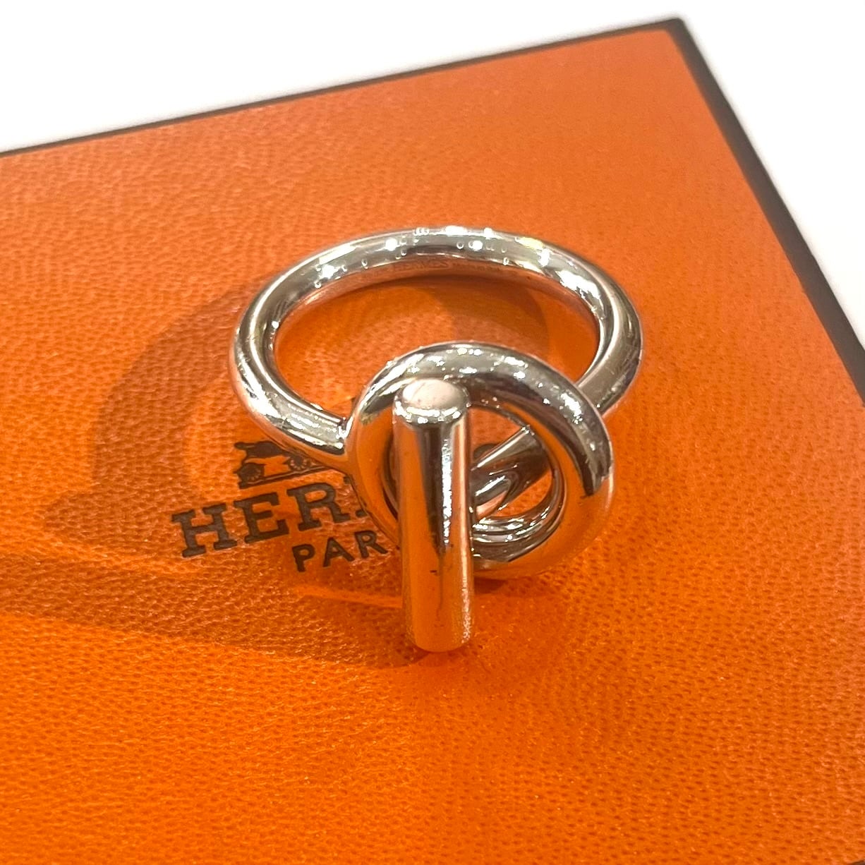 希少サイズ【HERMES】【17号57】2636 エルメス エシャペスターリング