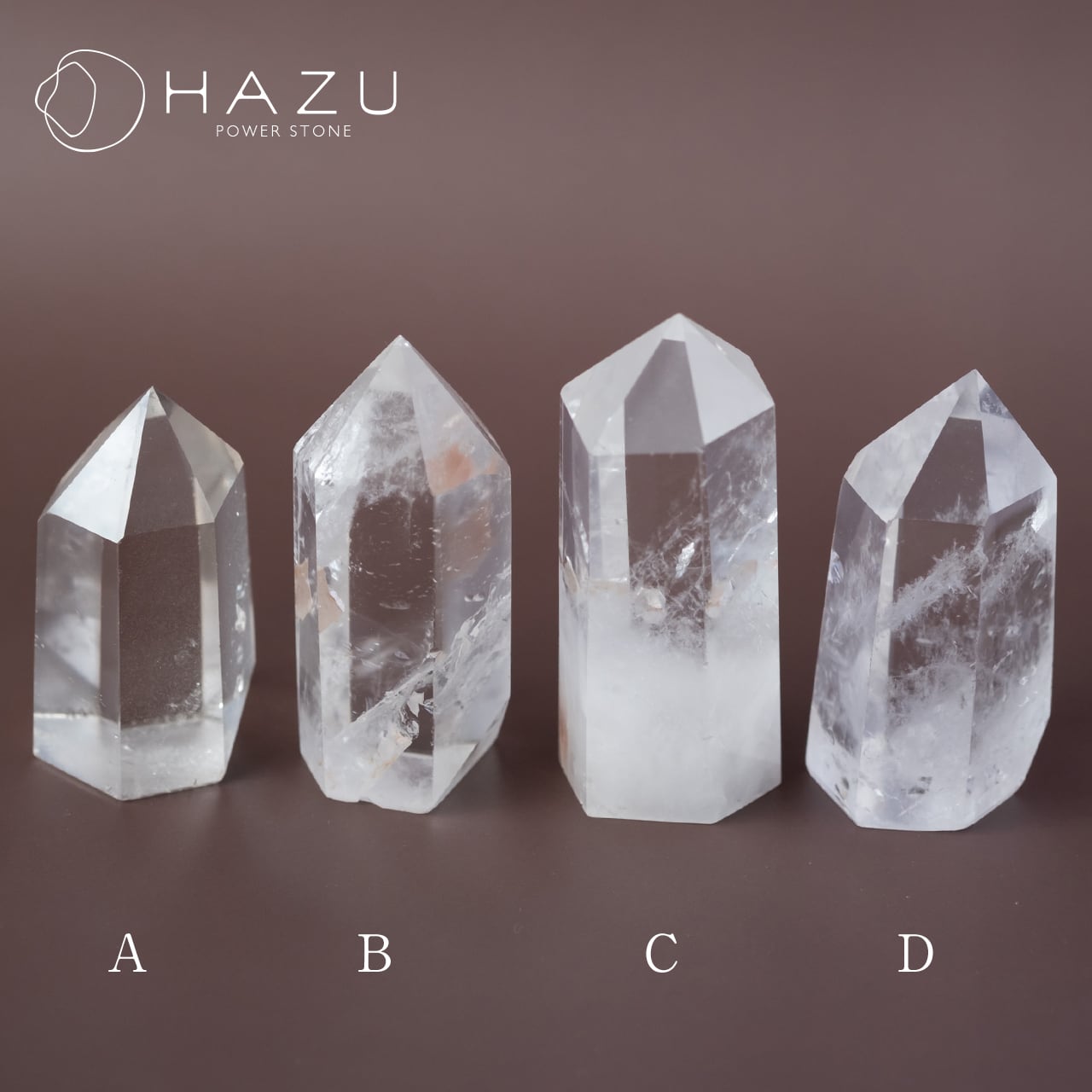 1点もの】クォーツインクォーツ☆ポイント | 天然石HAZU