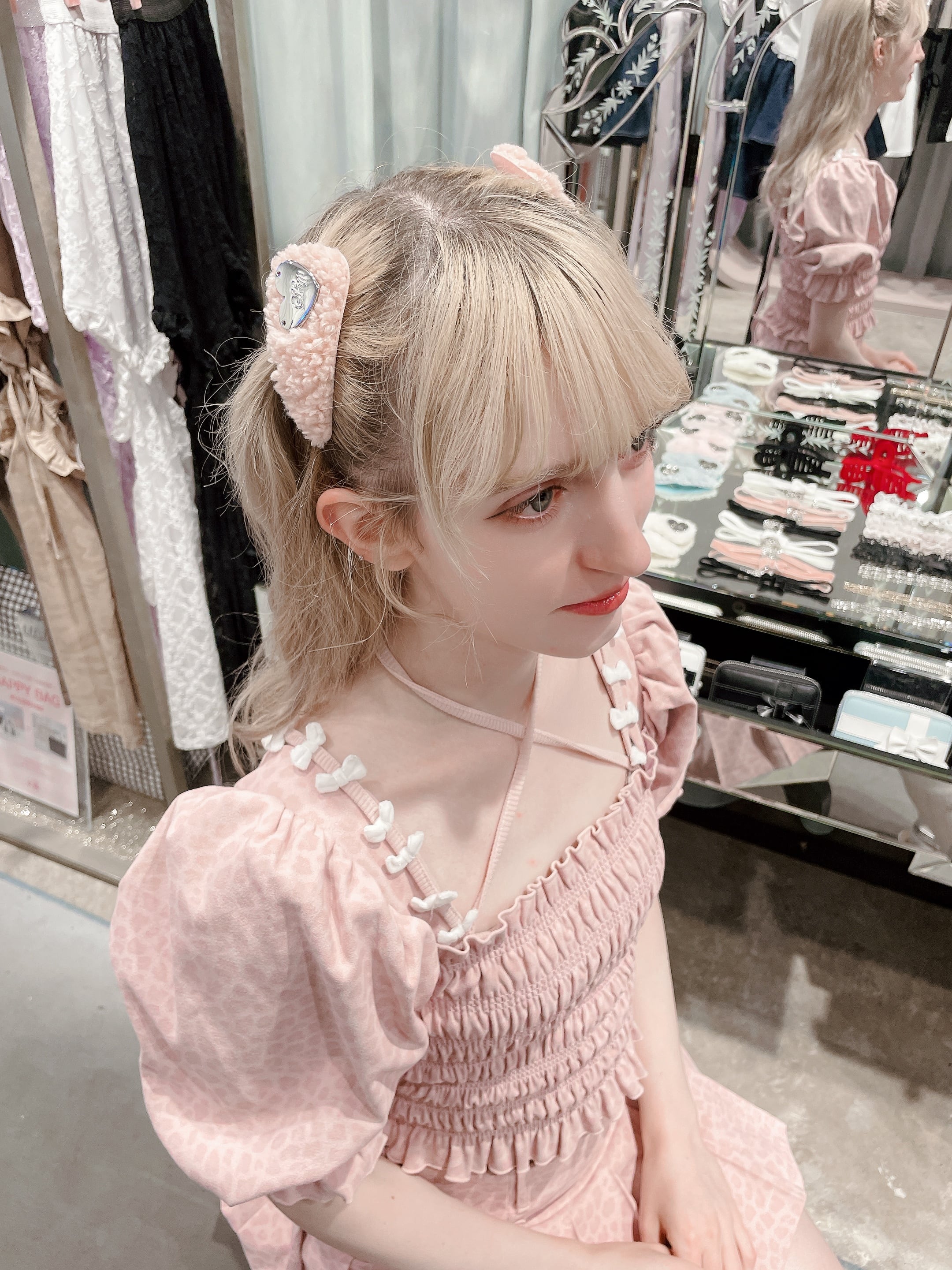 再入荷♡ボアヘアピンセット | lilLilly official webstore