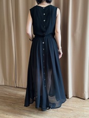 MADE IN ITALY black sheer dress-5138-7
