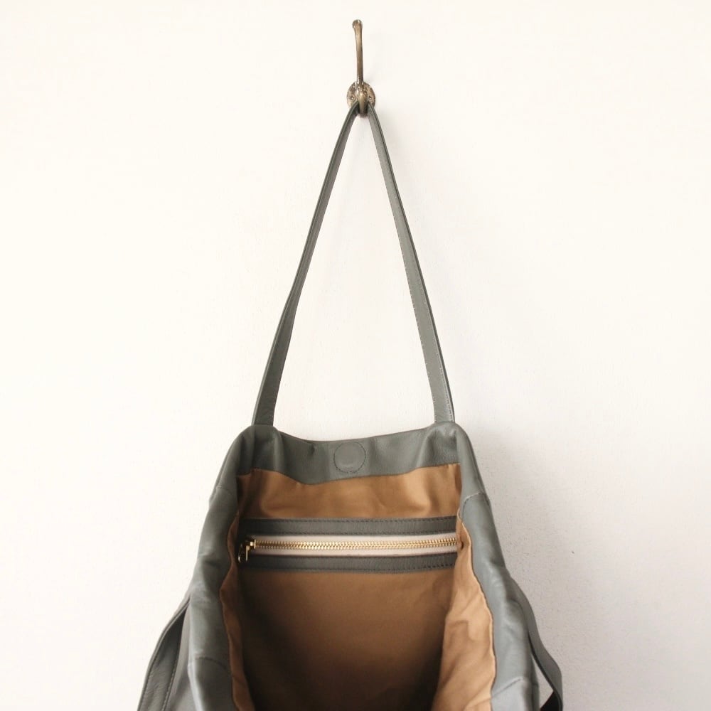 Ampersand 2way WP leather tote bag L（2ウェイ防水レザートート