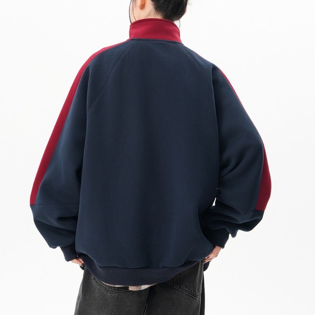 ヴィンテージロゴジップアップスウェット 3col   R00977