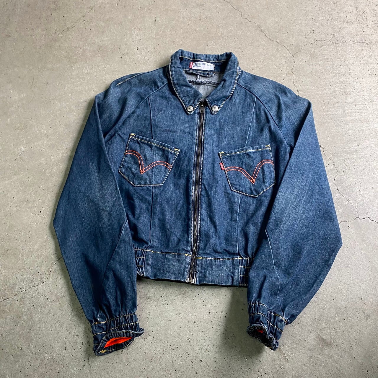 00s Levi's エンジニアードジーンズ ハイネック 中綿 ジャケット M