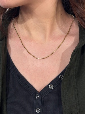 Christian Dior / vintage gold chain necklace.