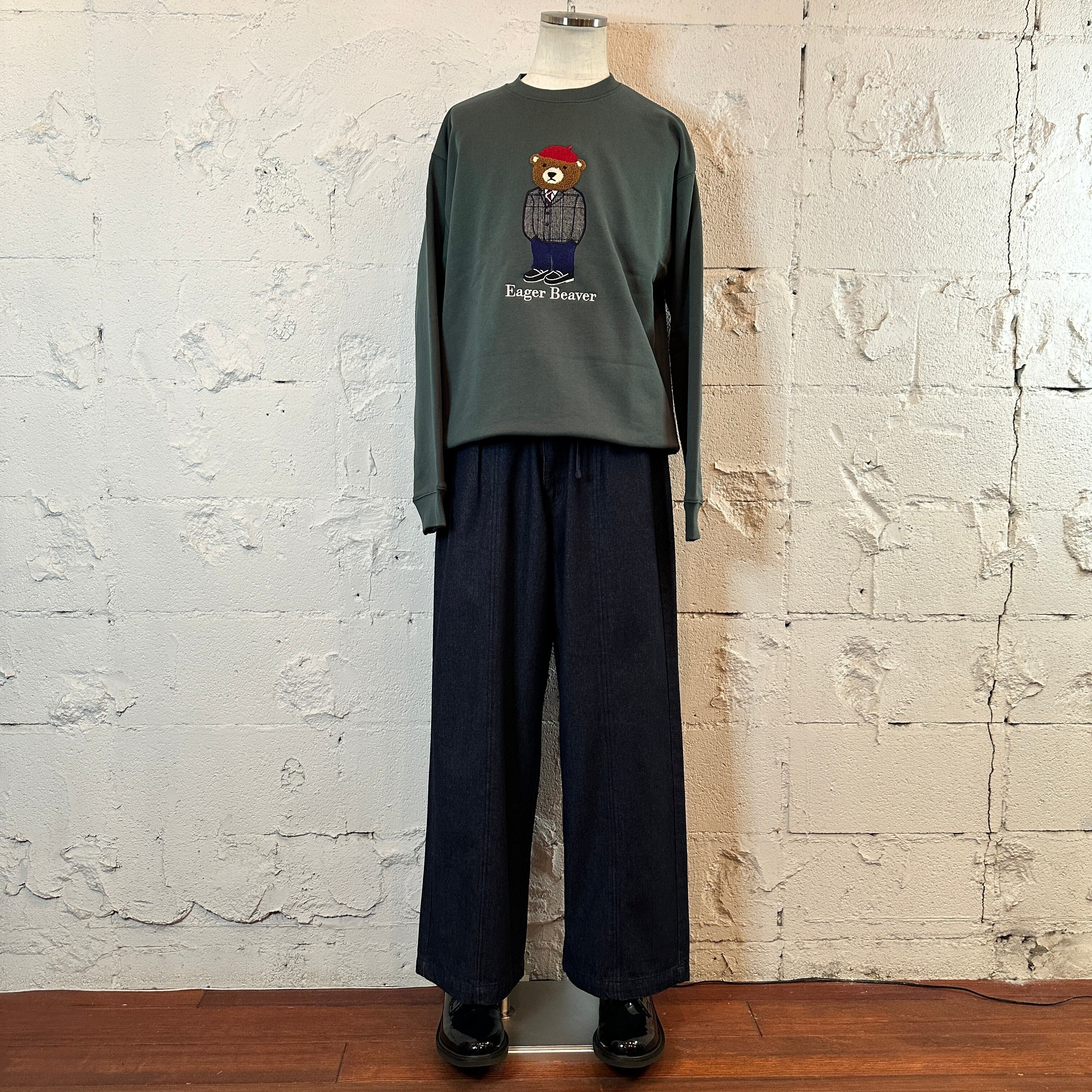 裏毛クマ刺繍スウェット | GLOVEEEK