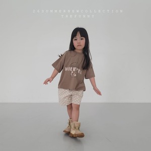 【THE FUNNY】ミルクT ブラウン（80~120cm）