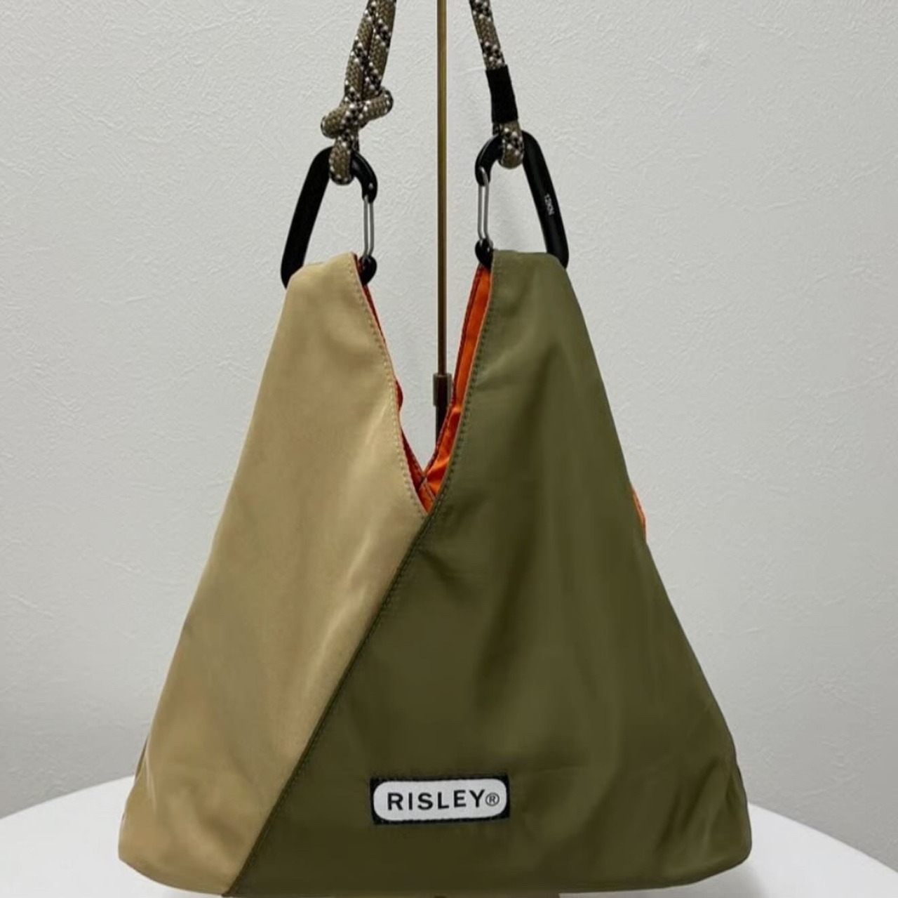 リズレイ RISLEY risley バイカラーフリルミニフリルバック