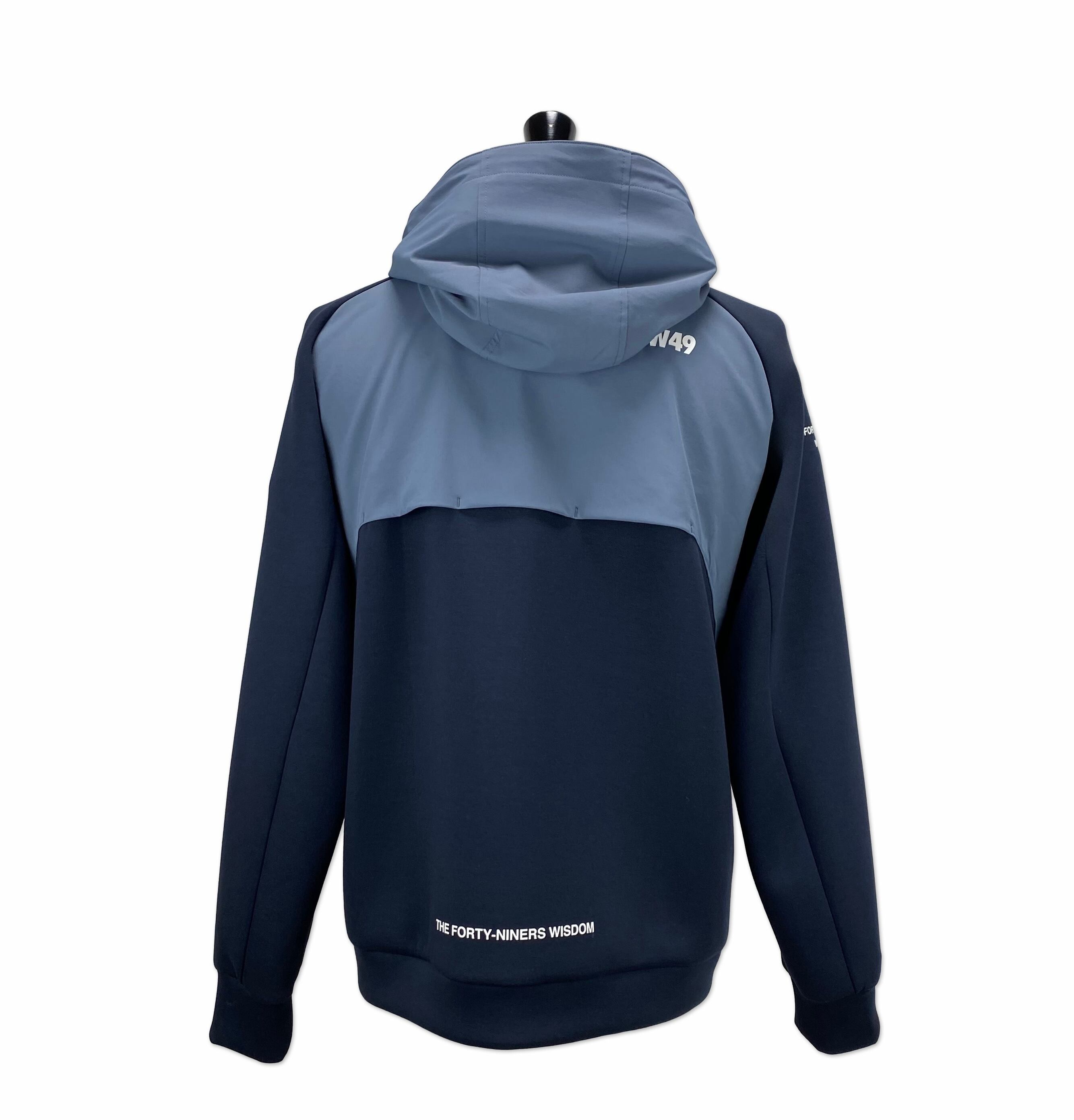 TFW49】《UNISEX》CARDBOAD MATELIAL STAND FULL ZIP（NAVY） | Sandy GOLF