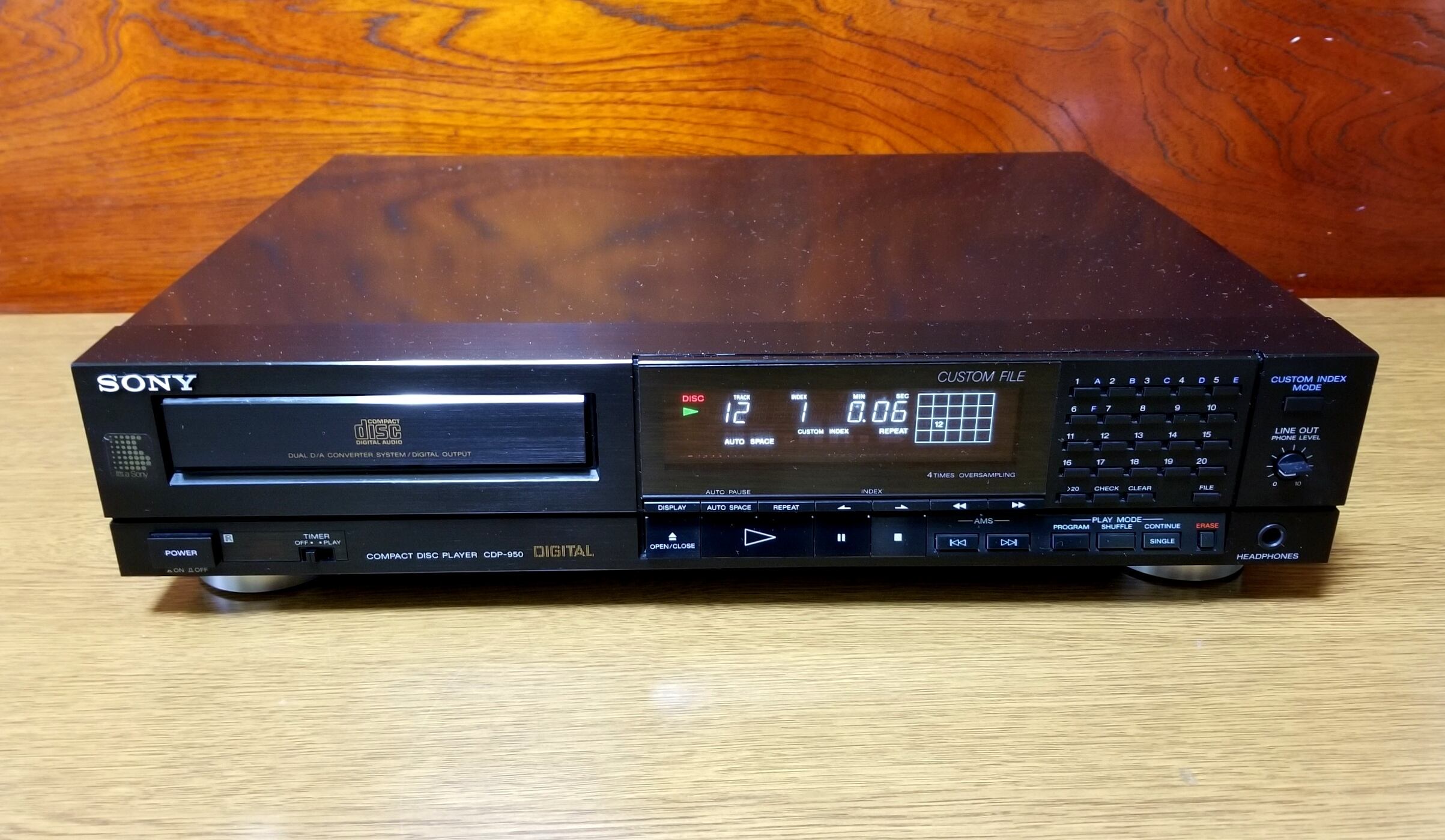 SONY CDP-950高音質CDプレイヤー 完動品・動作保証 | MTR PRO SHOP SONY CDP-950高音質CDプレイヤー 完動品・動作保証 | MTR PRO SHOP
