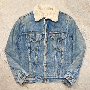 1980s LEVI'S 70605 DENIM BOA JACKET 34R