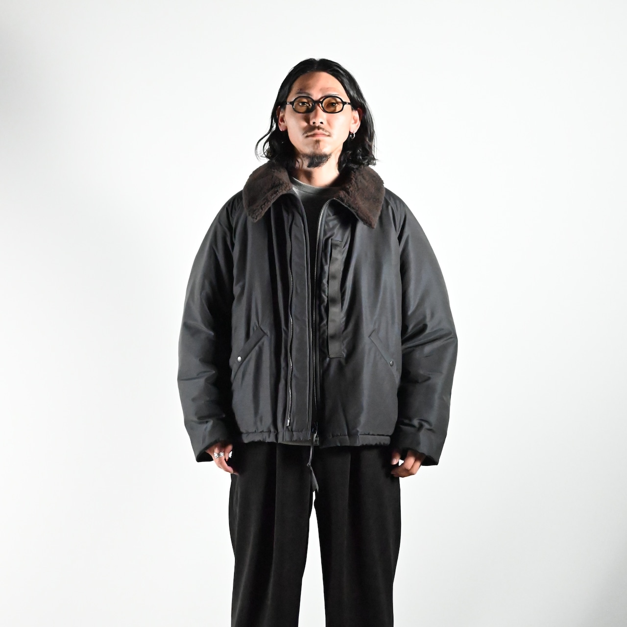 Product Twelve(プロダクトトゥエルブ)Light Wool Nylon Puffer Jacketコーディネート