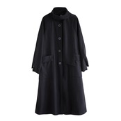 ストール風カラー ロングコート 60052