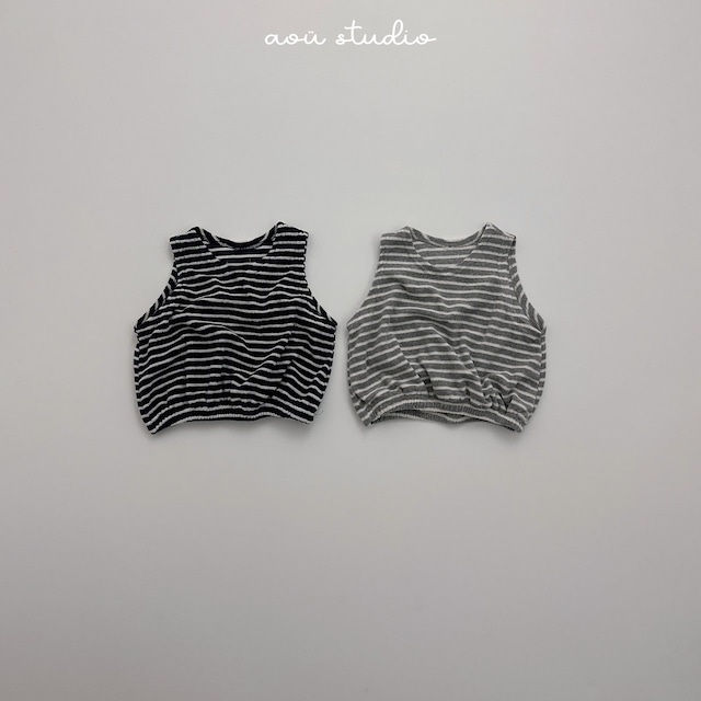 【取寄】aou|komo tank top|コモノースリーブ|XS-L|toddler|26 autumn