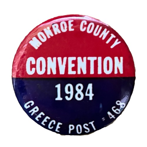 アメリカン 缶バッジ（CONVENTION 1984…）ビンテージ風