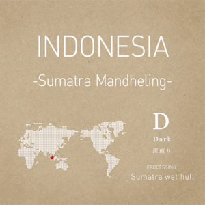 【250g】インドネシア／スマトラ マンデリン／スマトラ式ウェットハル
