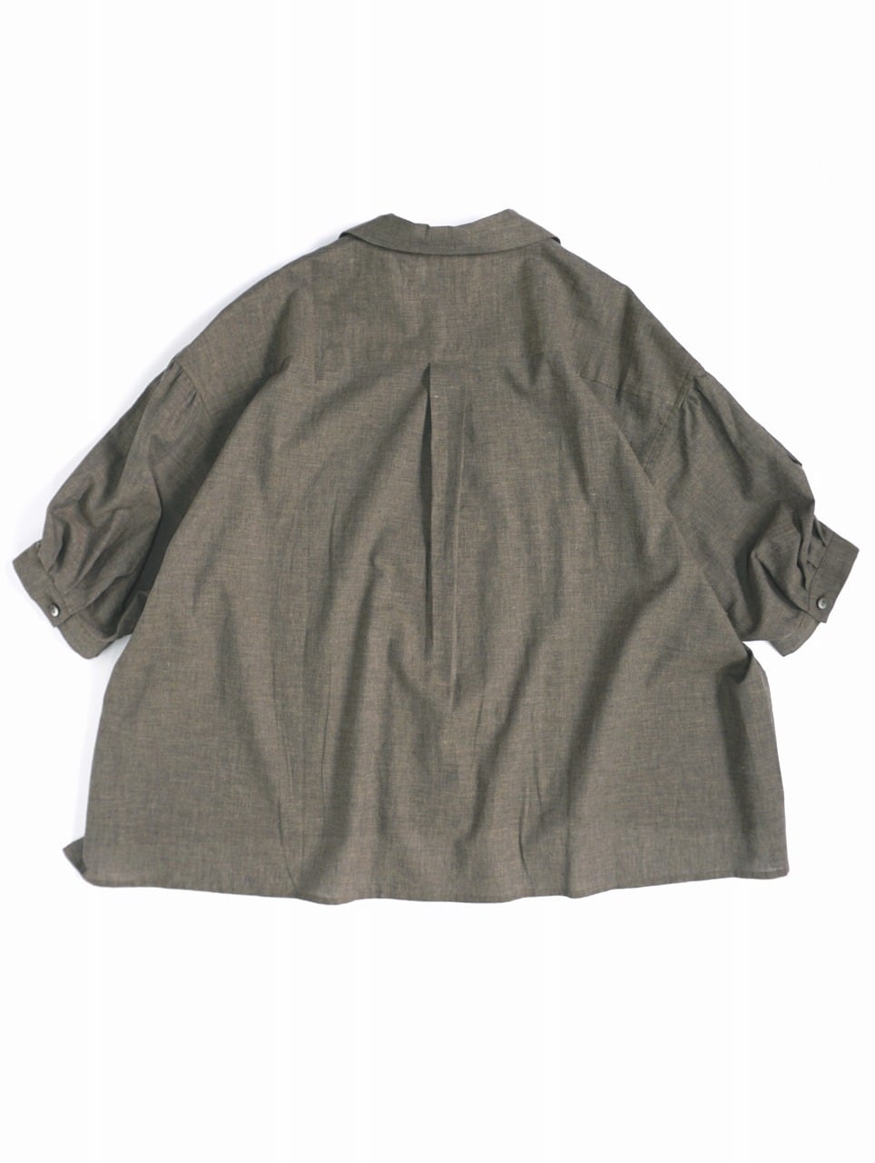 OG Co. Li. Chambray Open Collar Shirt