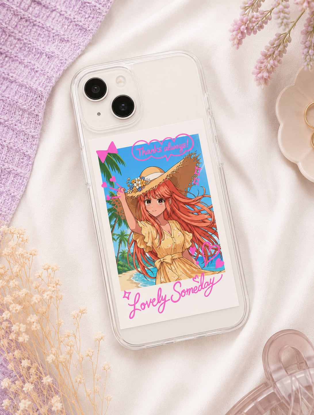 サマービーチチェキ風カード | Lovely Someday Store