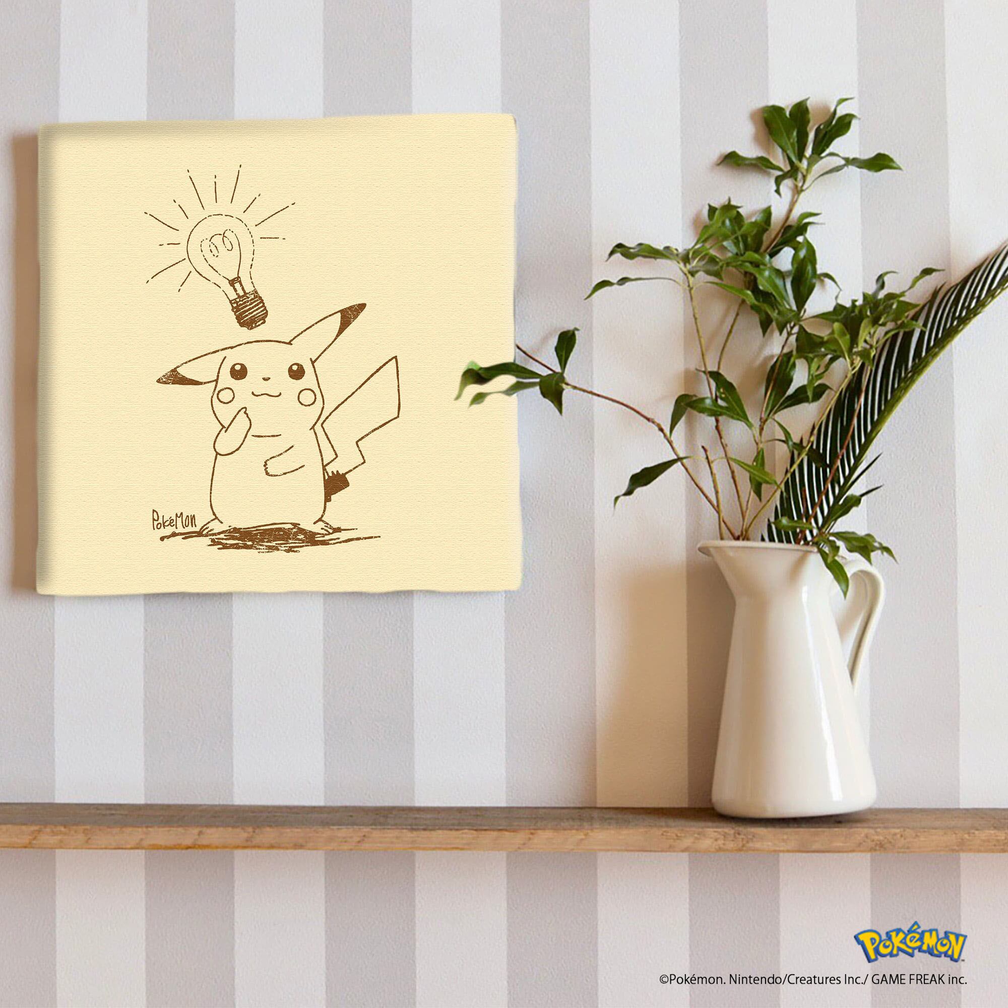 アートパネル ポケットモンスター ポケモン ピカチュウ 筆書き B17