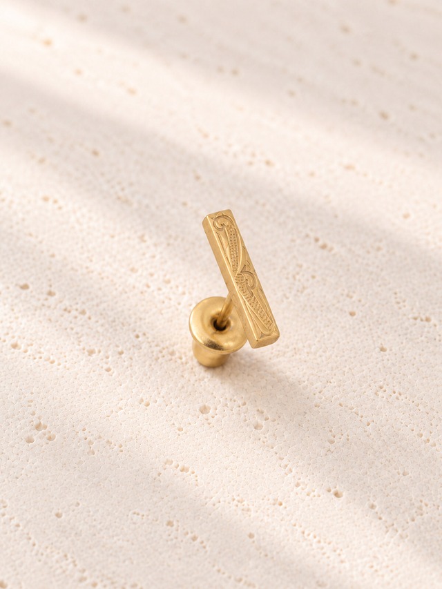 316L hawaiian stick pierce（ 片耳用 ）#p09