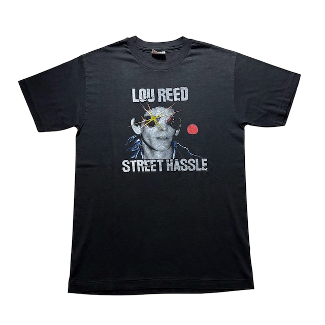 vintage 1980’s LOU REED music tee “STREET HASSLE”