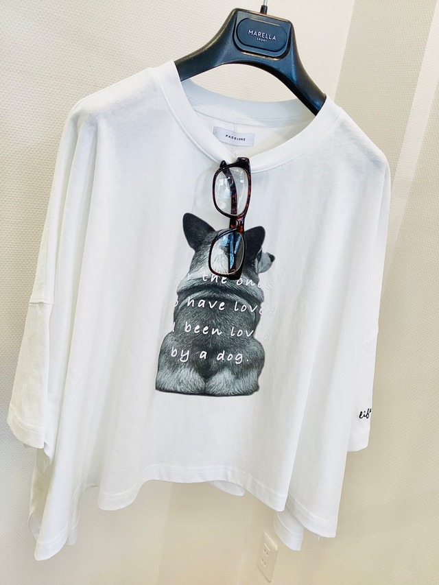 ドロップフレアDogプリントカット