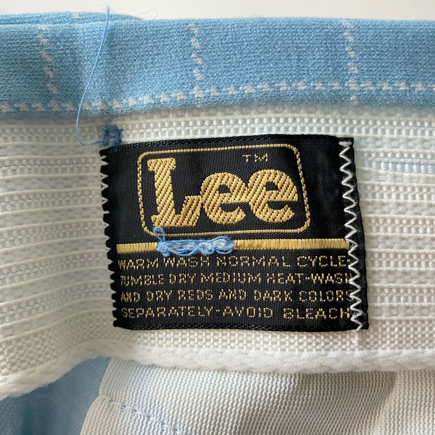 70's LEE フレアチェックパンツ スカイブルー W35 【0416A70 70's LEE フレアチェックパンツ スカイブルー W35 【0416A70