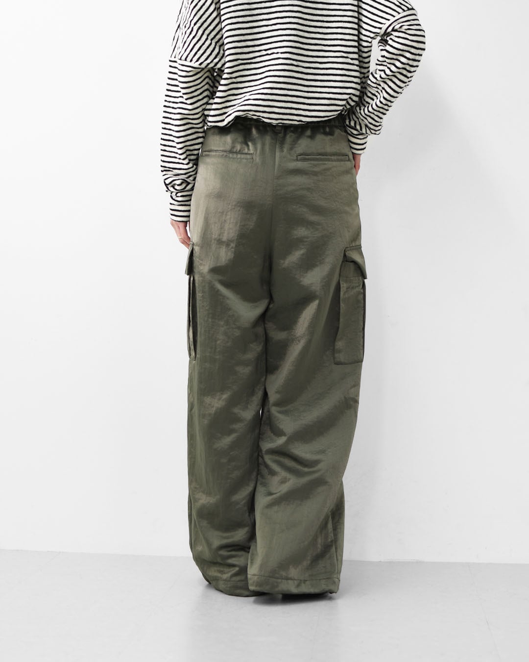 COCO DEAL サテンカーゴパンツ サテンカーゴパンツ｜PETAL ONLINE