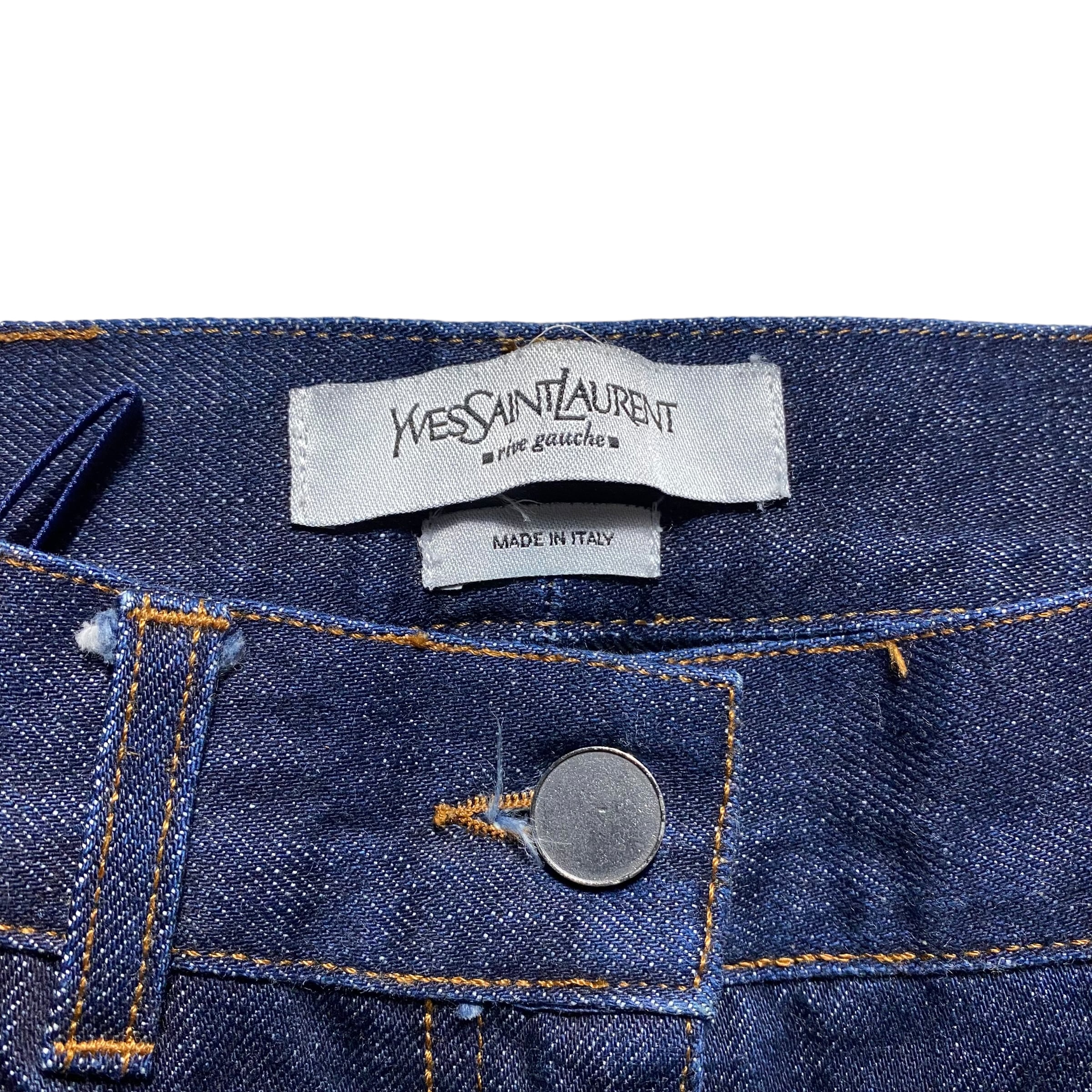 YVES SAINT LAURENT RIVE GAUCHE denim set-up | NOIR ONLINE YVES SAINT LAURENT RIVE GAUCHE denim set-up | NOIR ONLINE