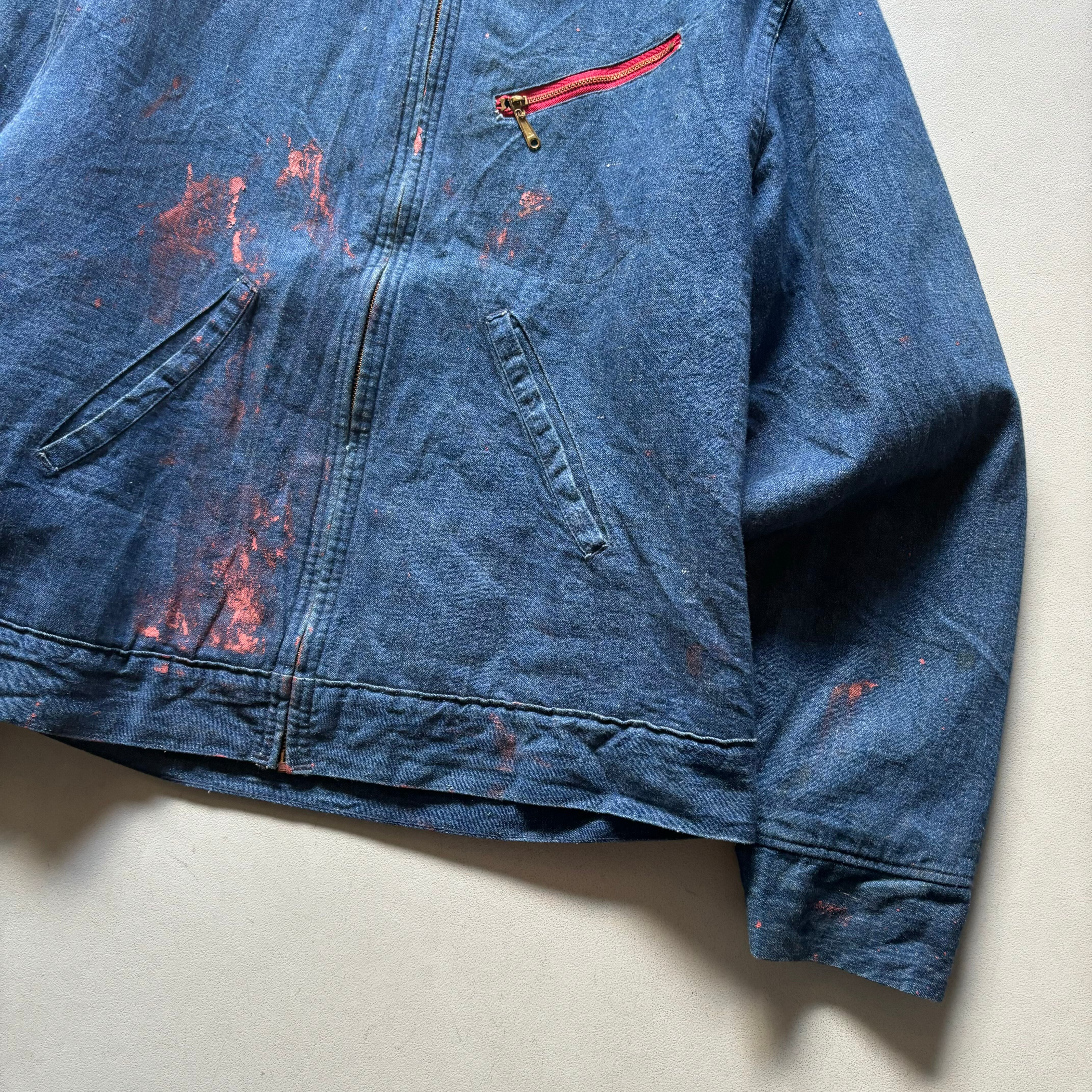 70s DEE CEE blanket denim jacket “size 40” 60年代 70年代 80年代 