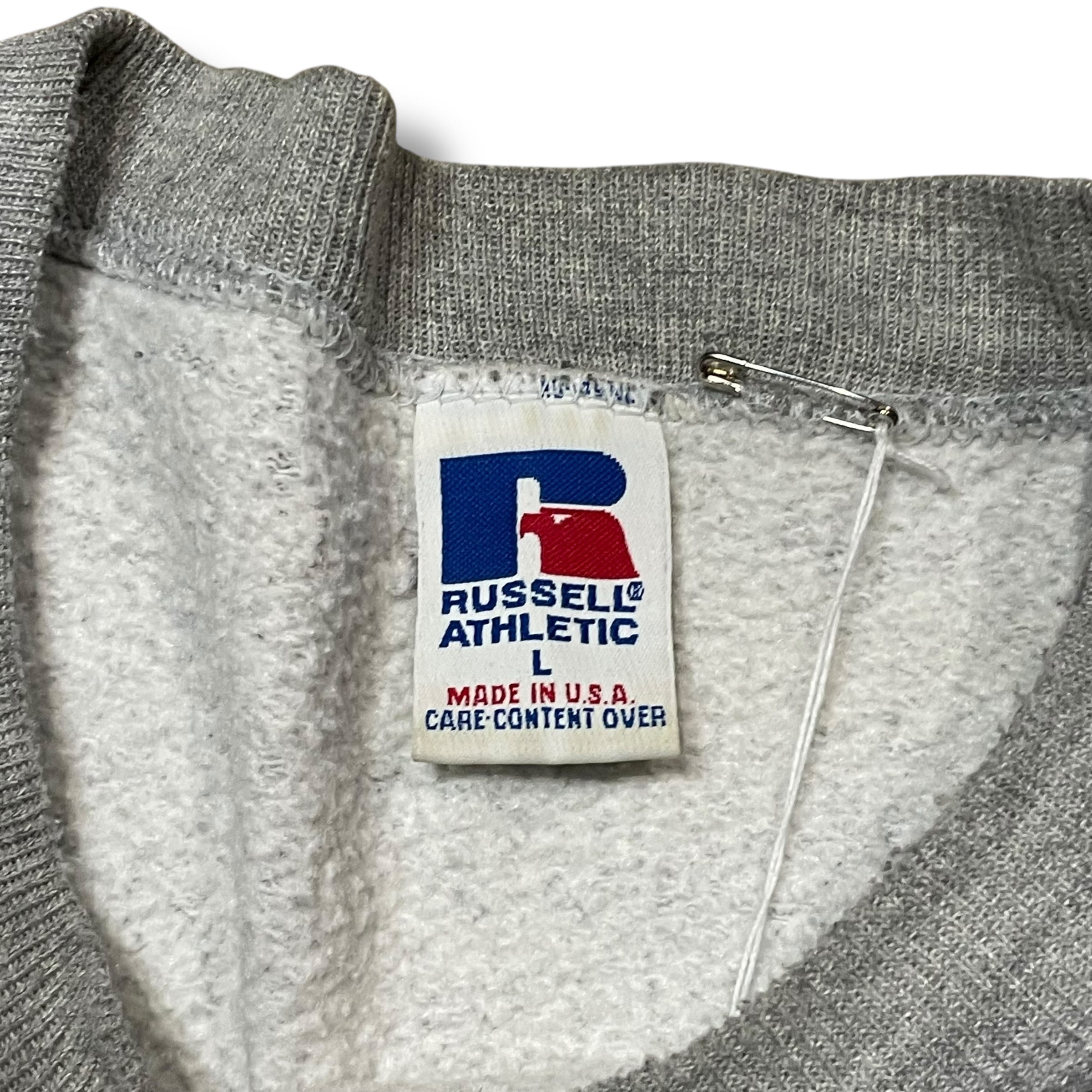 90年代 USA製 RUSSELL ATHLETIC ラッセル スウェット パーカー グレー 