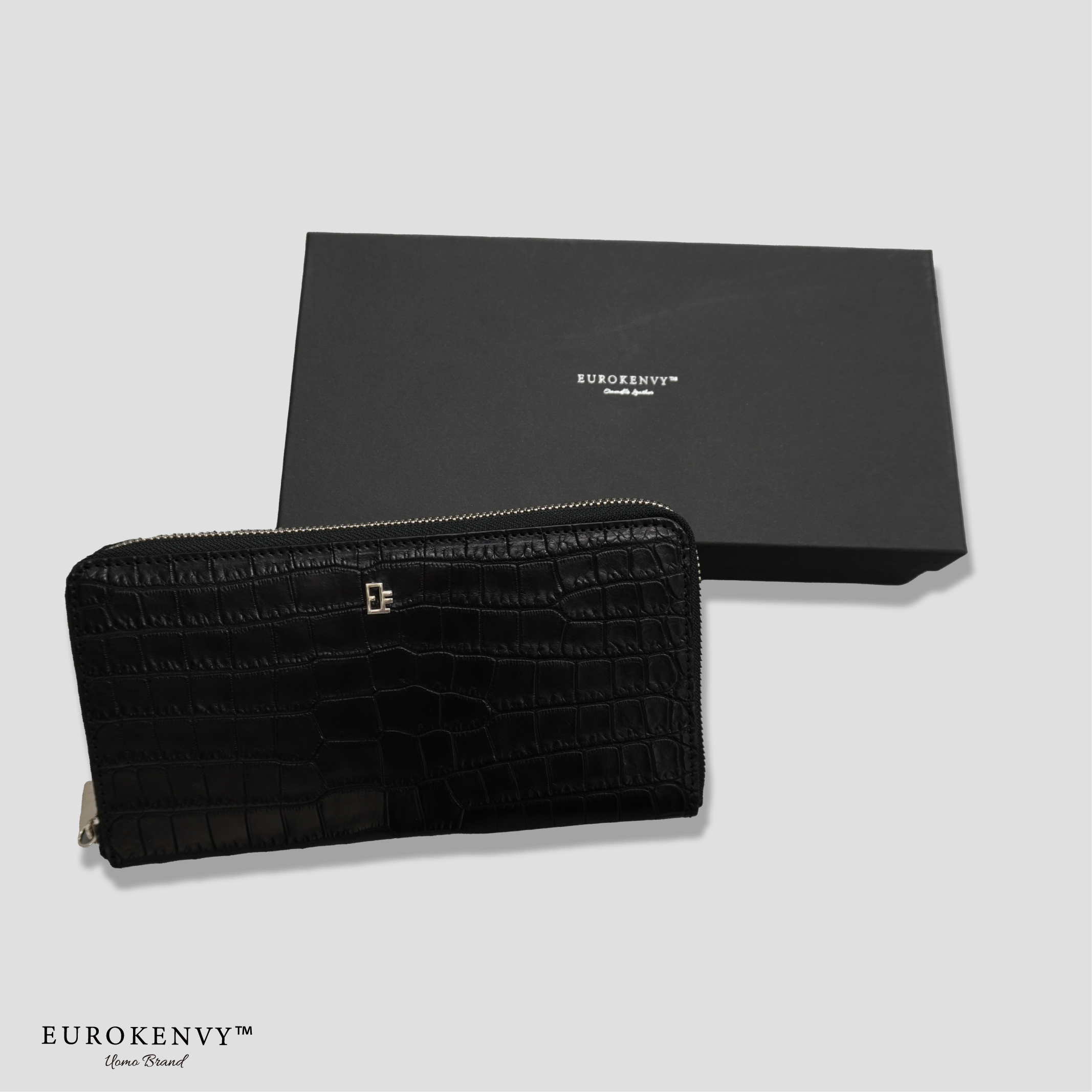 取扱店舗限定アイテム 希少Emboss Middle Wallet ケンネイビー