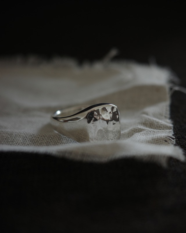 Ingot ring Silver